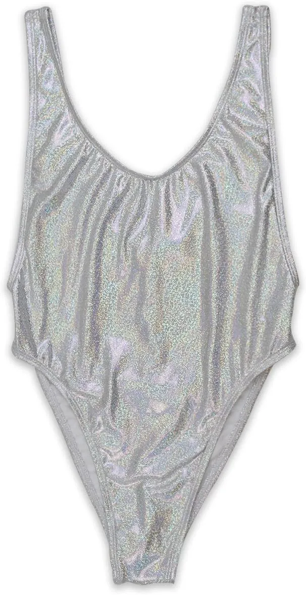 1 PC. Ladies High Cut Vintage One Piece Swimsuit