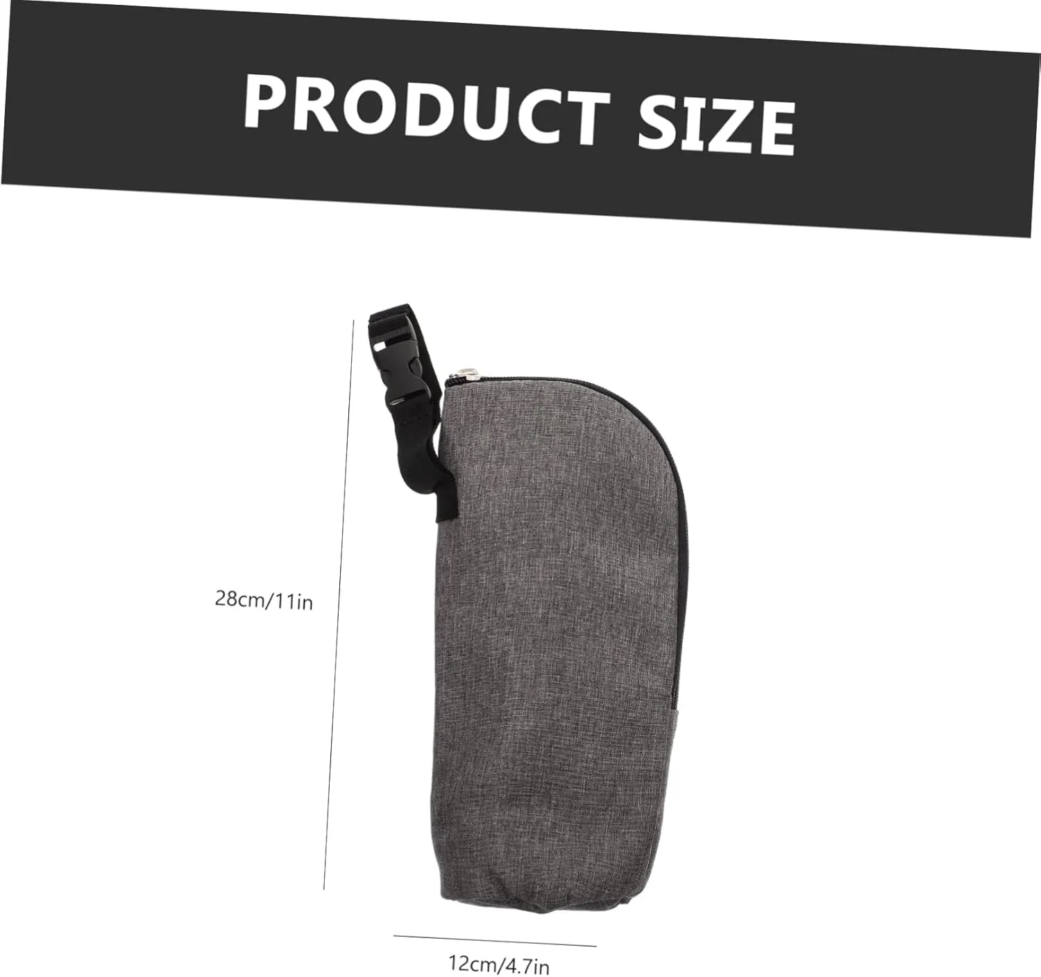 1 Set Insulated Bottle Bag Leak Milk Pouch for Outdoor Use Keeps Milk Warm for Hours Portable with Trolley Clip Backpack Compatibility