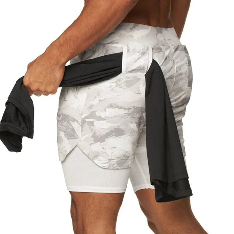 2 In 1 Double-deck Quick Dry Shorts