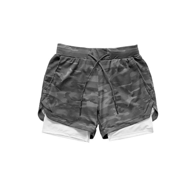 2 In 1 Double-deck Quick Dry Shorts