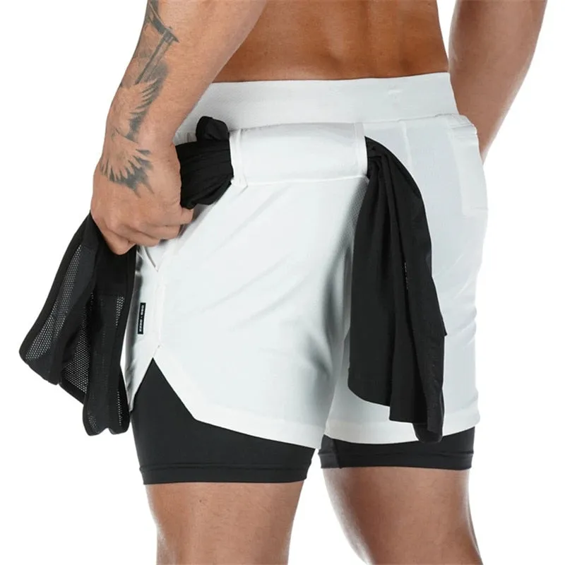 2 In 1 Double-deck Quick Dry Shorts