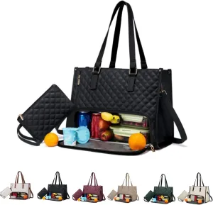3 in 1 tote bag for women 2 in 1 tote bag lunch combo ladies laptop with Elegance Meets Functionality