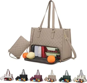 3 in 1 tote bag for women 2 in 1 tote bag lunch combo ladies laptop with Elegance Meets Functionality