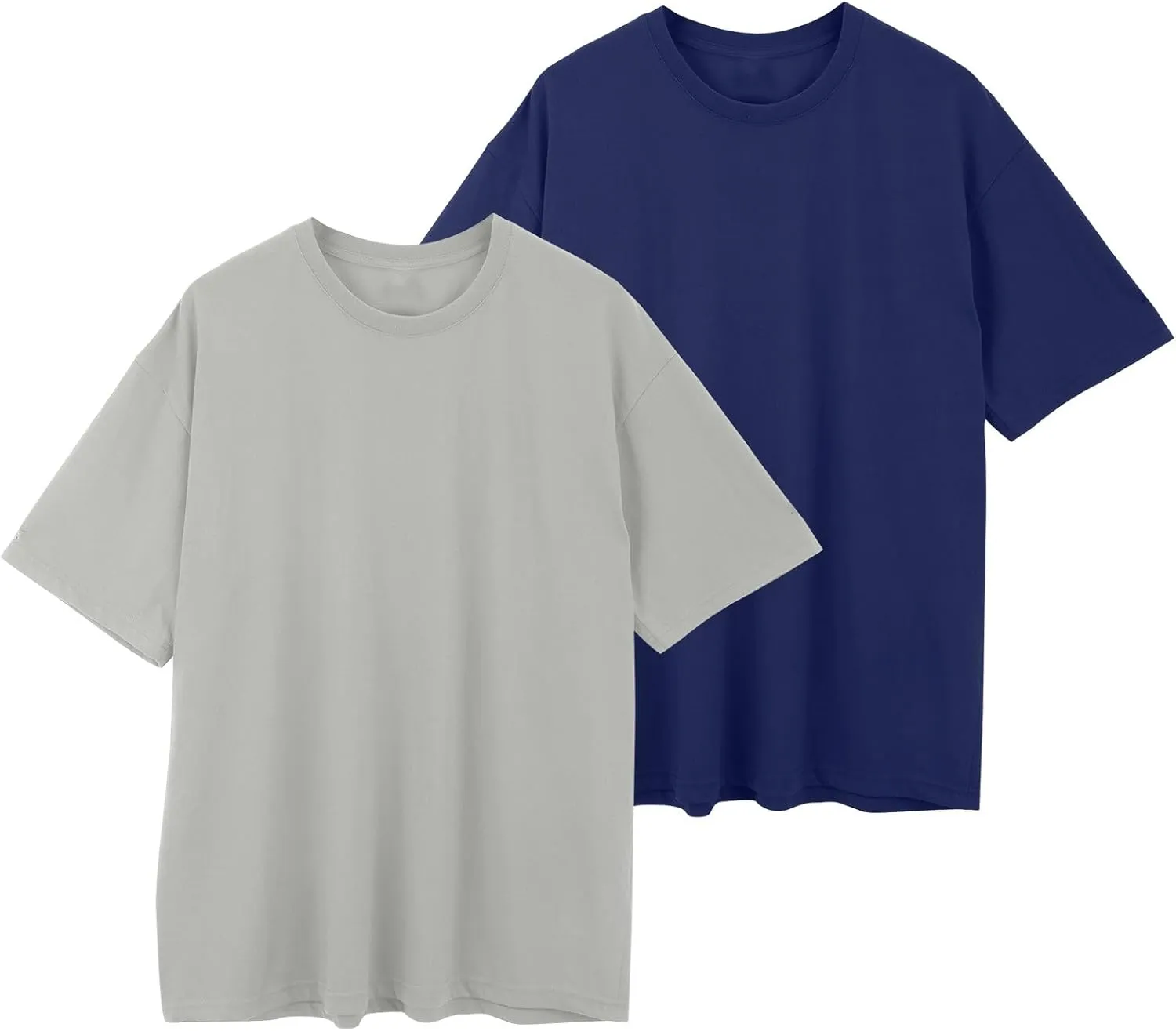 3 Pack Big and Tall Men's T-Shirts Short Sleeve Workout Basic Shirts Moisture Wicking Casual Running Athletic Tops