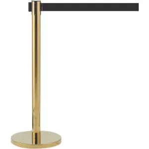 AARCO Products HB-10BK Crowd Control Stanchion