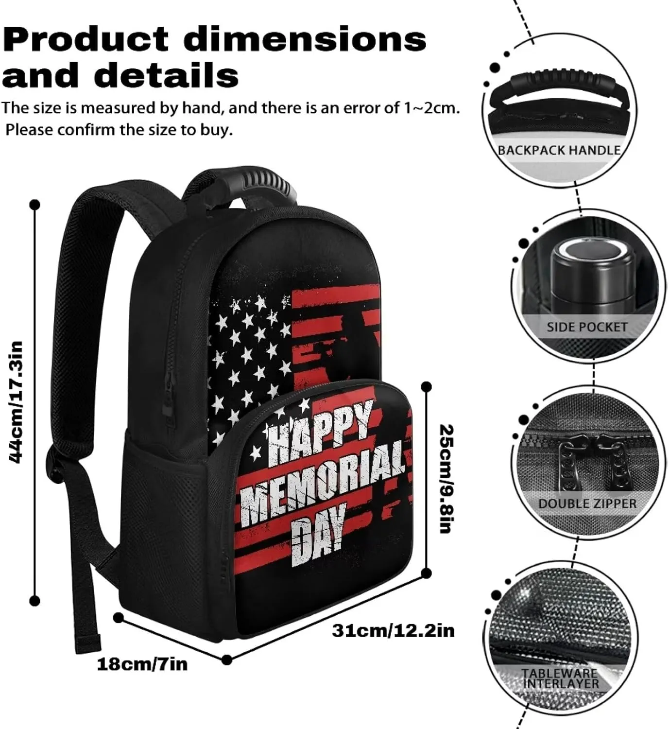 Adult 17 Inch Lunch Box Backpack Laptop Backpack for Travel Camping Large Capacity Insulated Cooler Backpack