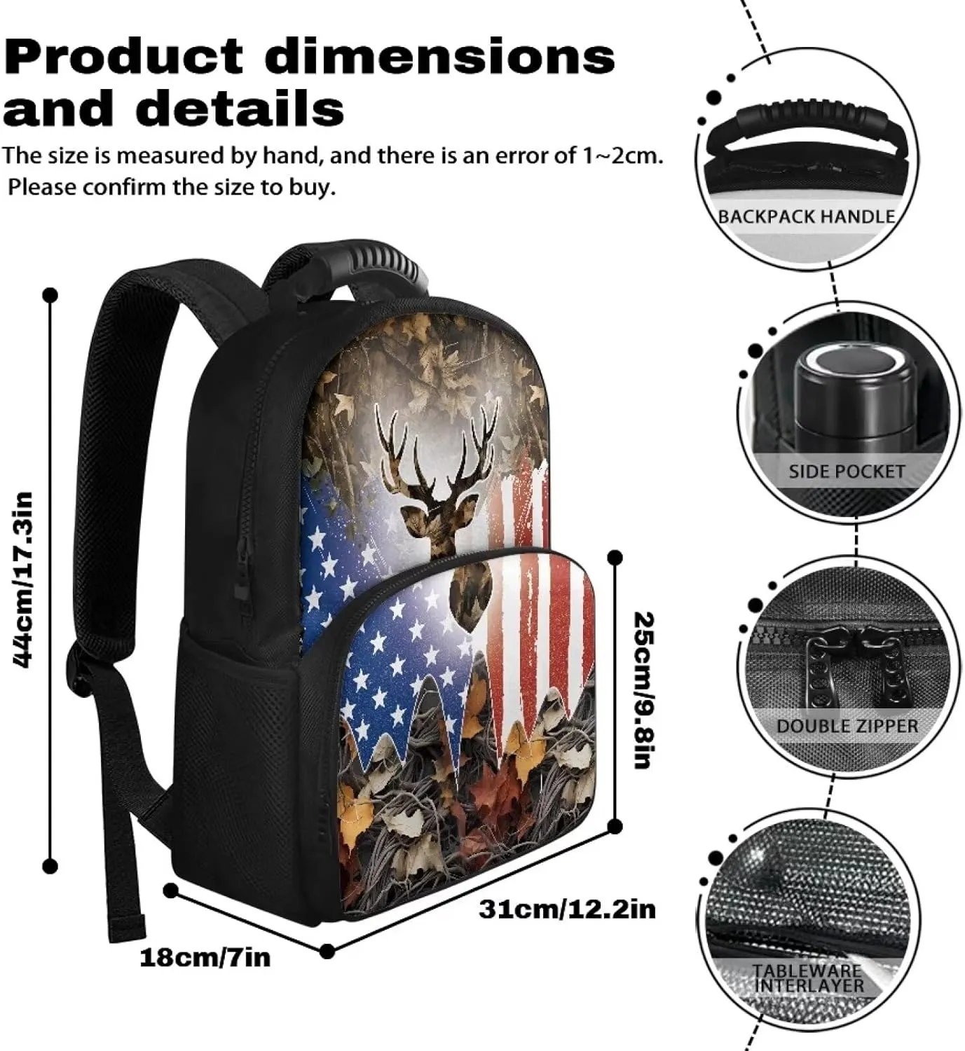 Adult 17 Inch Lunch Box Backpack Laptop Backpack for Travel Camping Large Capacity Insulated Cooler Backpack