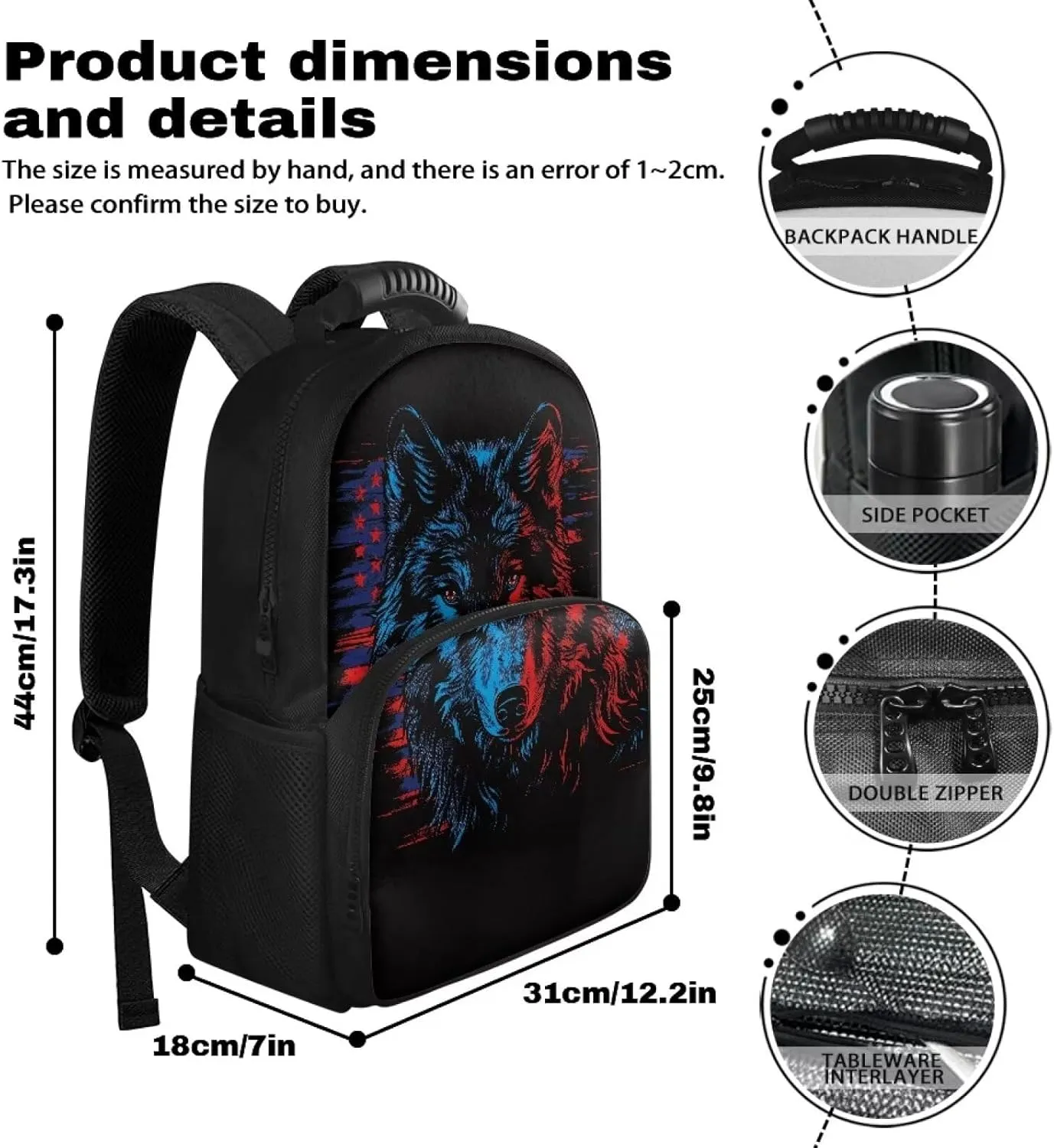 Adult 17 Inch Lunch Box Backpack Laptop Backpack for Travel Camping Large Capacity Insulated Cooler Backpack