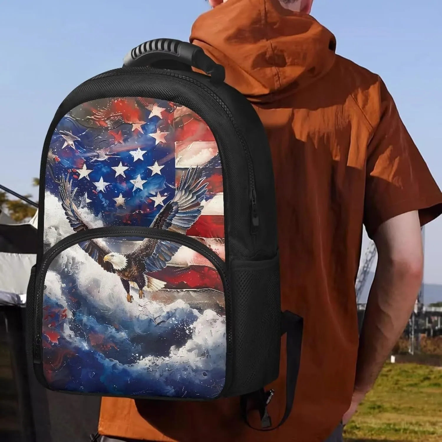 Adult 17 Inch Lunch Box Backpack Laptop Backpack for Travel Camping Large Capacity Insulated Cooler Backpack