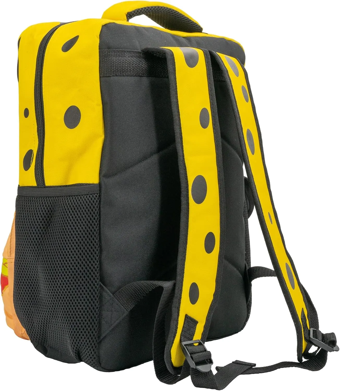 AI ACCESSORY INNOVATIONS Sponge Bob Square Pants Backpack, 3D Big Face SpongeBob Girls & Boys School Bag 16