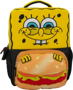 AI ACCESSORY INNOVATIONS Sponge Bob Square Pants Backpack, 3D Big Face SpongeBob Girls & Boys School Bag 16