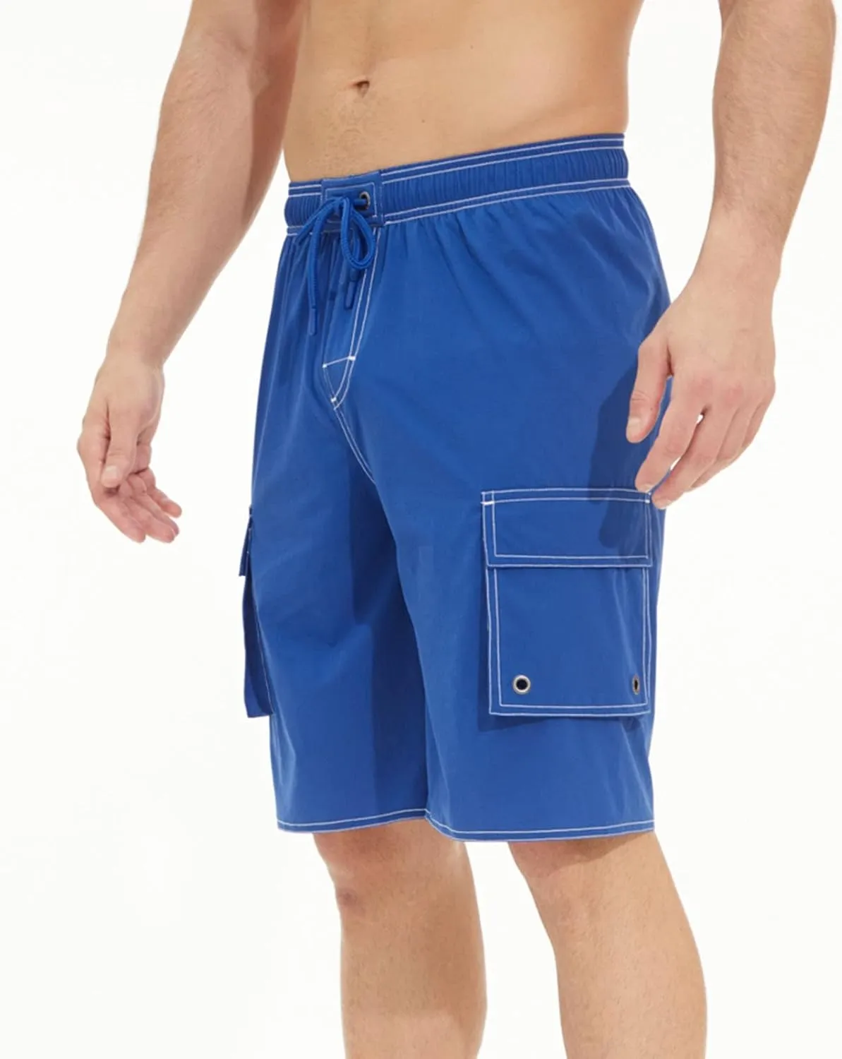 Alalaso Mens Shorts Casual Adjustable Drawstring Comfortable Loose Fit Printed Beach Pants for Men Pool Swim Trunks