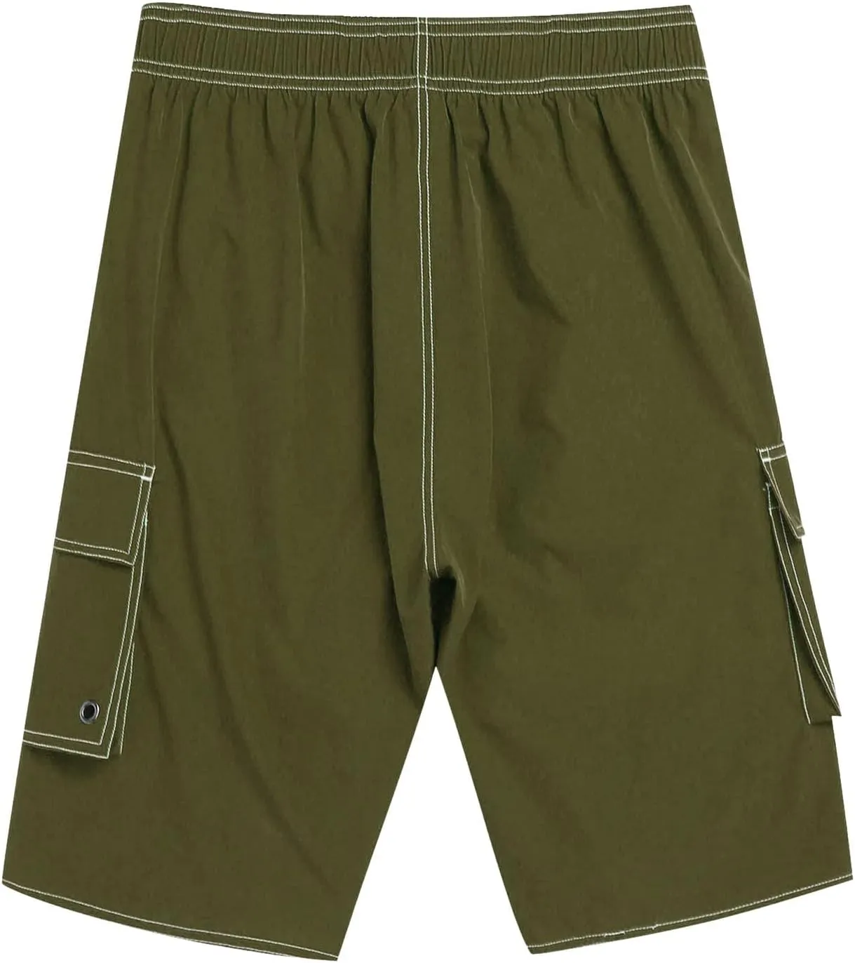 Alalaso Mens Shorts Casual Adjustable Drawstring Comfortable Loose Fit Printed Beach Pants for Men Pool Swim Trunks