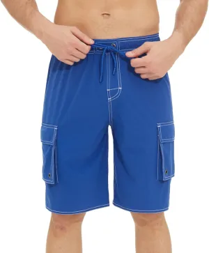 Alalaso Mens Shorts Casual Adjustable Drawstring Comfortable Loose Fit Printed Beach Pants for Men Pool Swim Trunks
