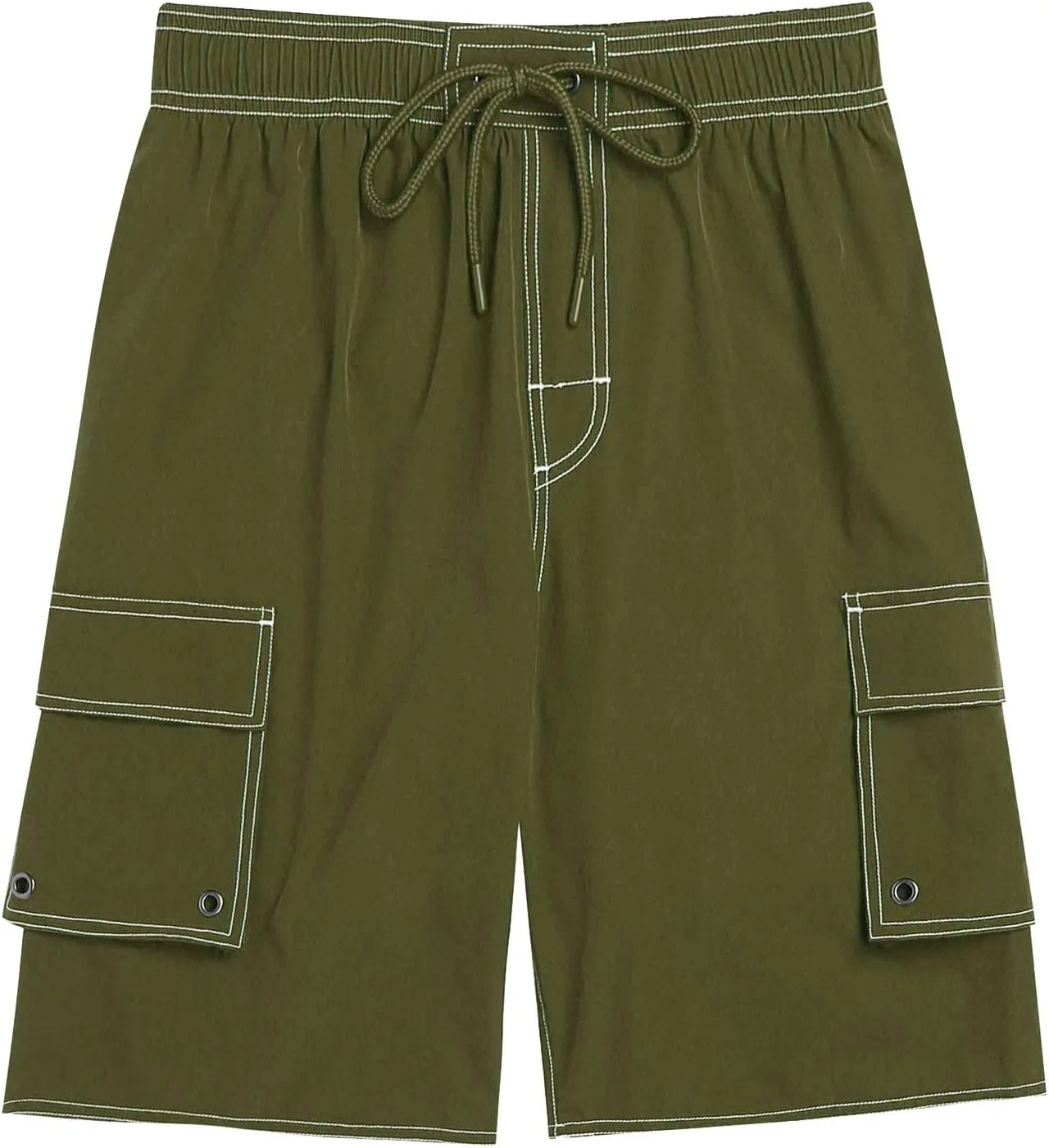 Alalaso Mens Shorts Casual Adjustable Drawstring Comfortable Loose Fit Printed Beach Pants for Men Pool Swim Trunks