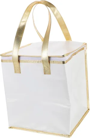 Alipis 1Pc Insulated Food Bag for Cake Pizza Storage Portable Zipper Design and Insulation Pouch for Picnic Food Transport Bright Color for Easy Identification