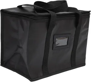 Alipis 21L Insulated Grocery Shopping Bag Collapsible Food Carrier Cooler Bag for Lunch and Food Storage Portable Capacity Woven Design 35 * 23 * 26