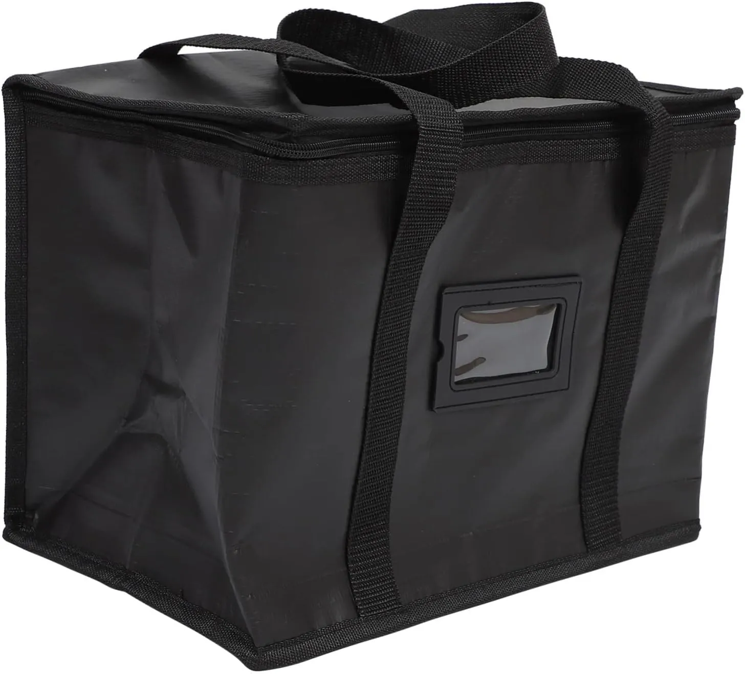 Alipis 21L Insulated Grocery Shopping Bag Collapsible Food Carrier Cooler Bag for Lunch and Food Storage Portable Capacity Woven Design 35 * 23 * 26