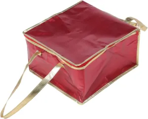 Alipis Thermal Insulation Bag Insulated Food Non-woven Sturdy Fabric Large Capacity Zipper Closure