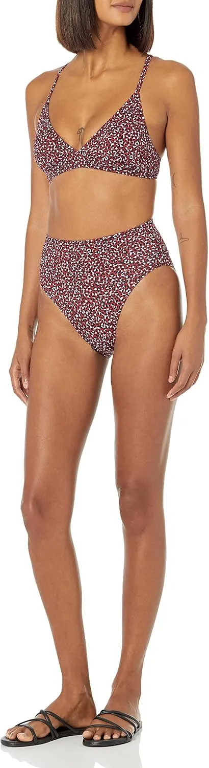 Amazon Essentials Women's Light-Support Classic Bikini Swimsuit Top
