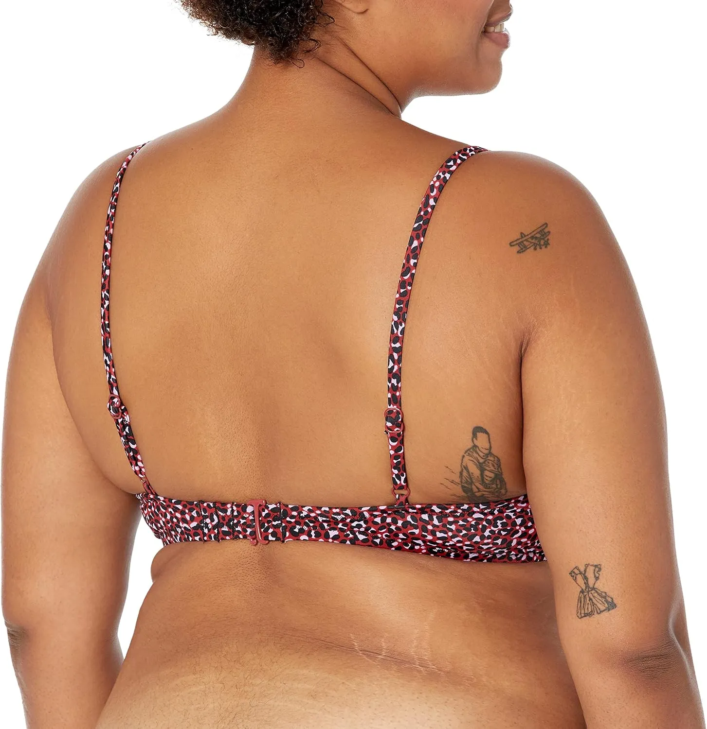 Amazon Essentials Women's Light-Support Classic Bikini Swimsuit Top