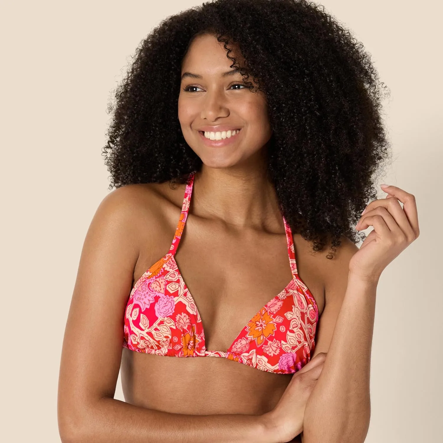 Amazon Essentials Women's Triangle Bikini Top