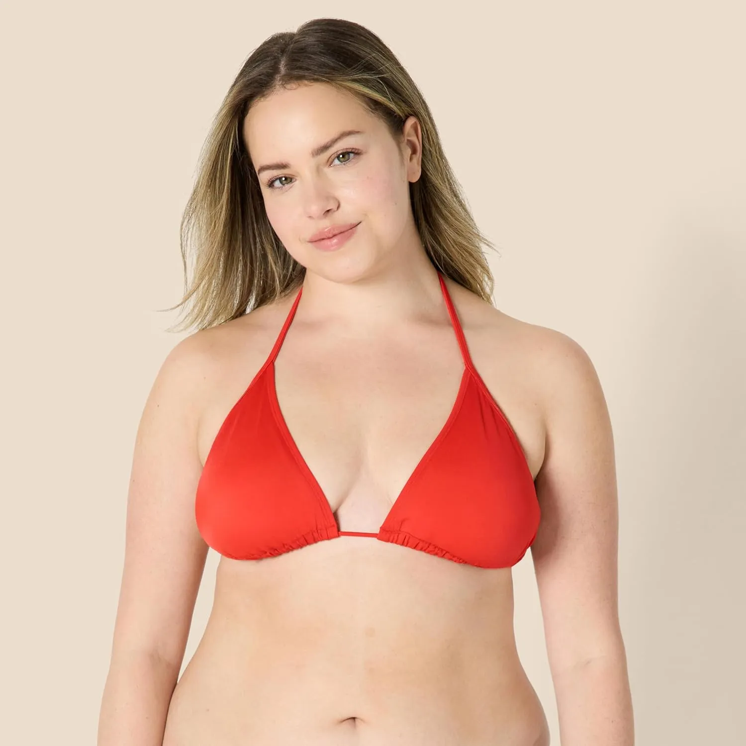 Amazon Essentials Women's Triangle Bikini Top