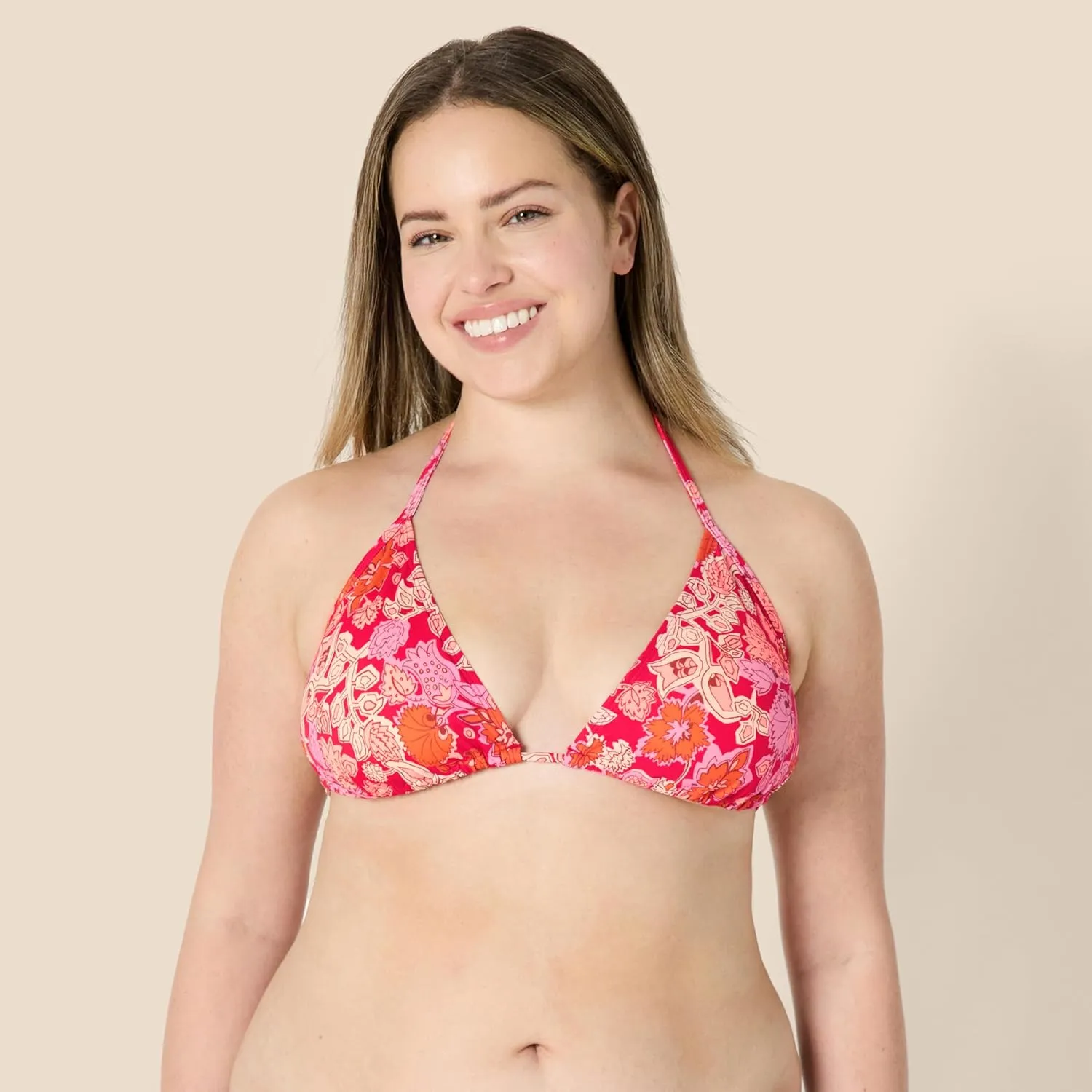 Amazon Essentials Women's Triangle Bikini Top