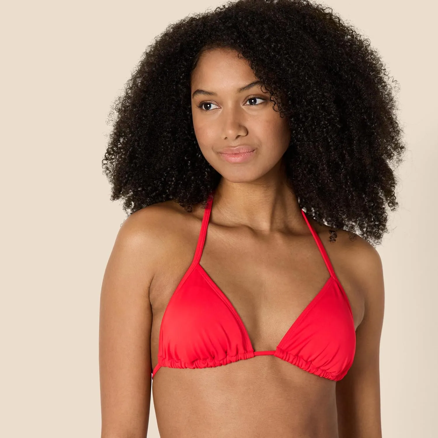 Amazon Essentials Women's Triangle Bikini Top