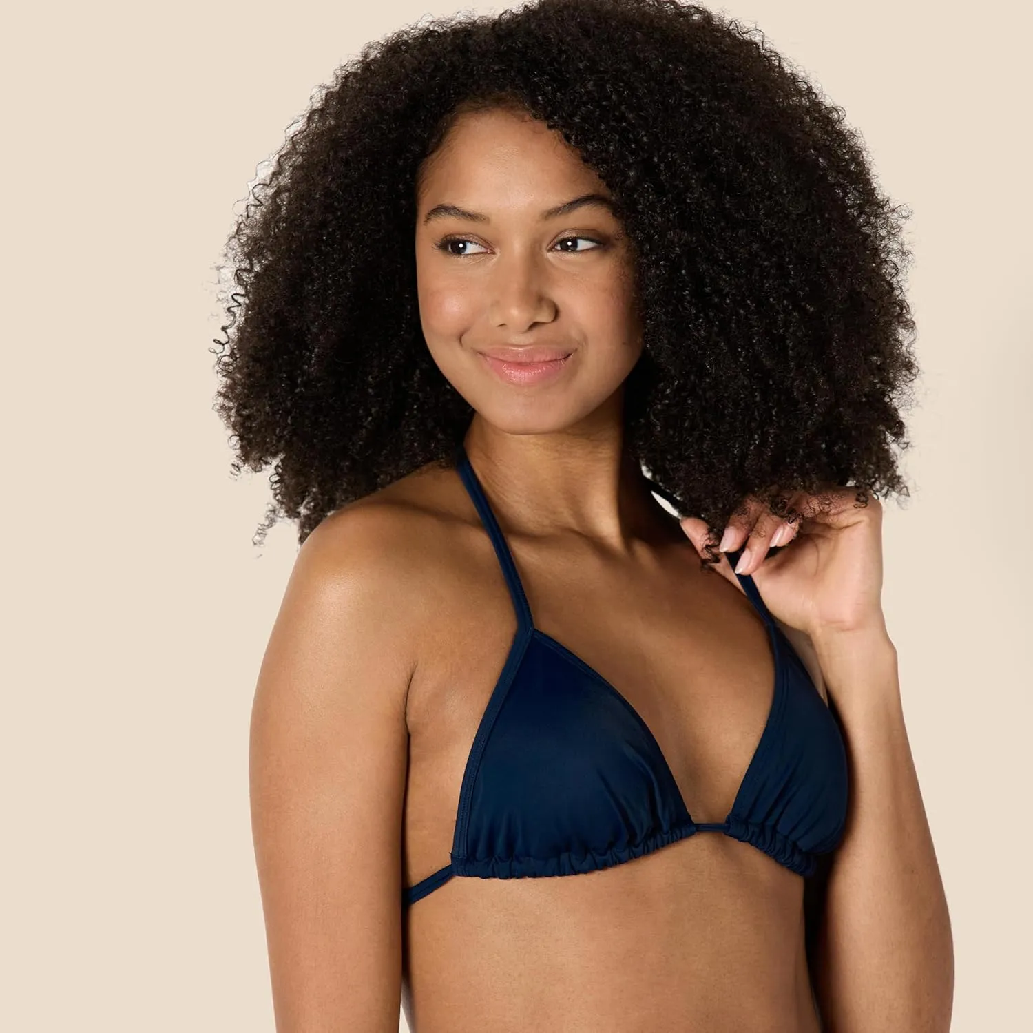 Amazon Essentials Women's Triangle Bikini Top