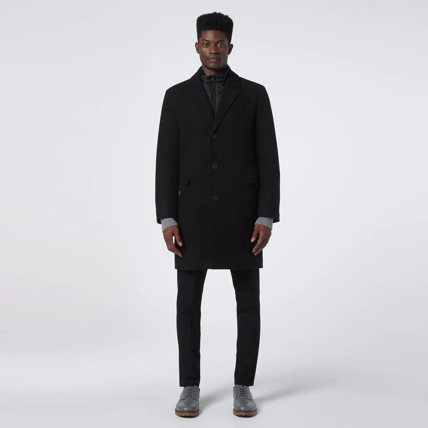 Andrew Marc Men's Wool Coat-Mid and Full Length
