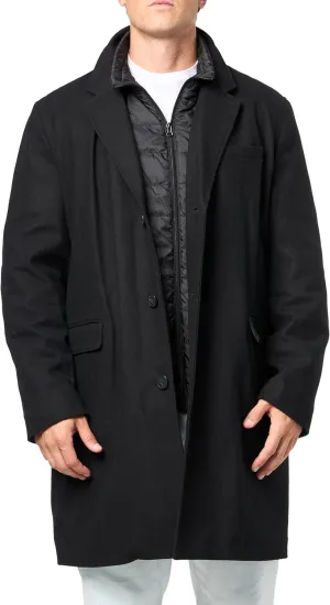 Andrew Marc Men's Wool Coat-Mid and Full Length