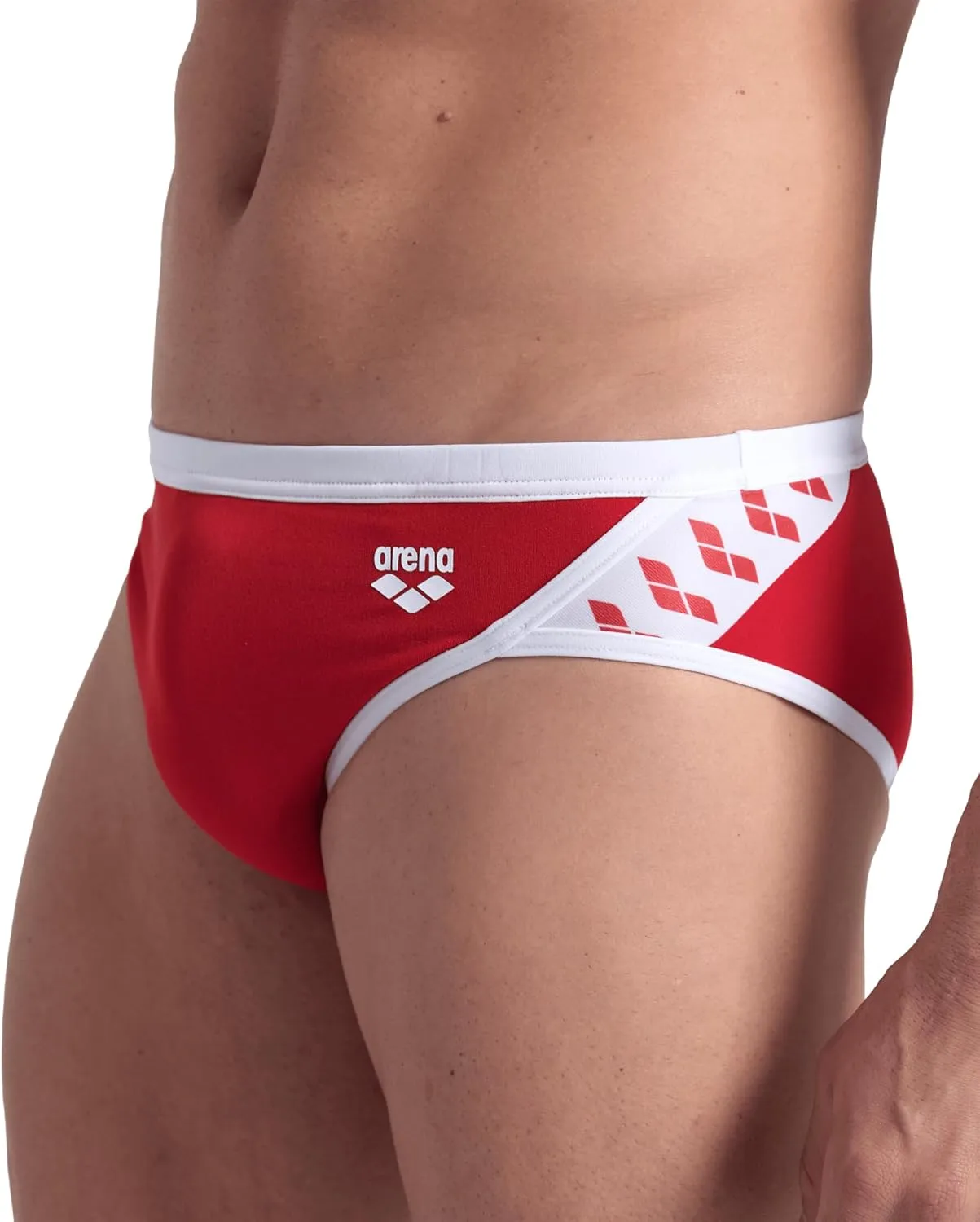 Arena Men's Icons Solid Swim Briefs Professional Training Swimsuit Sports Trunk