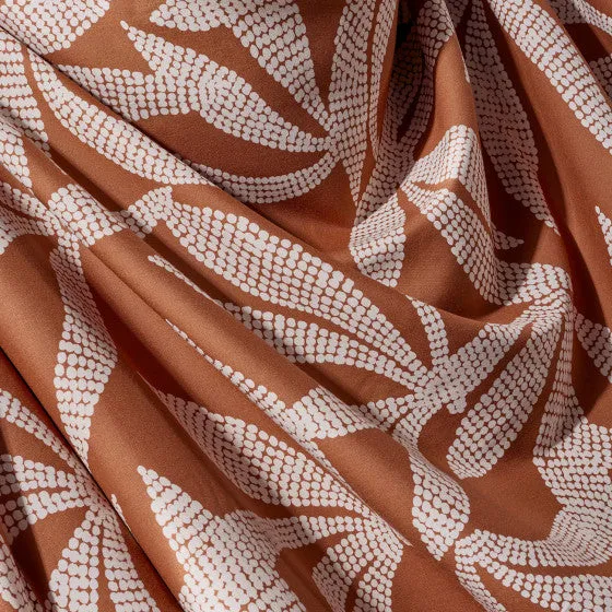 Atelier Brunette Kaola Viscose Challis in Pecan, £18.00 p/m