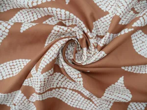 Atelier Brunette Kaola Viscose Challis in Pecan, £18.00 p/m