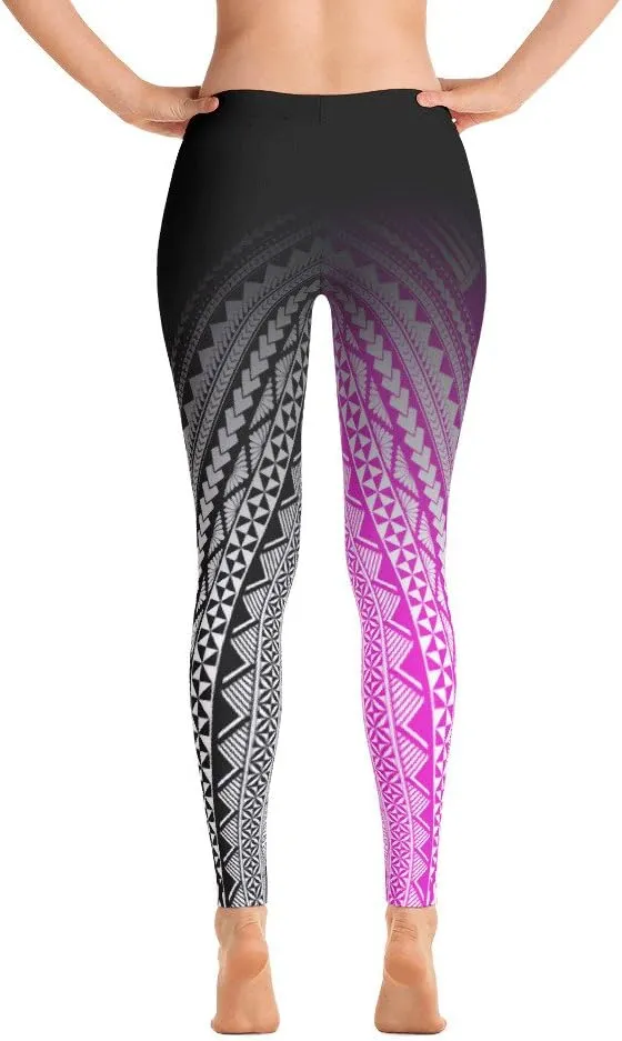 Atikapu Polynesian Design Leggings Great for Workout and Everyday wear.