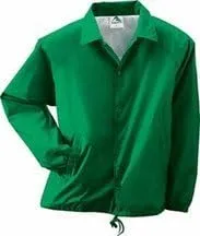 Augusta Sportswear Youth Nylon Coach's Jacket from Black