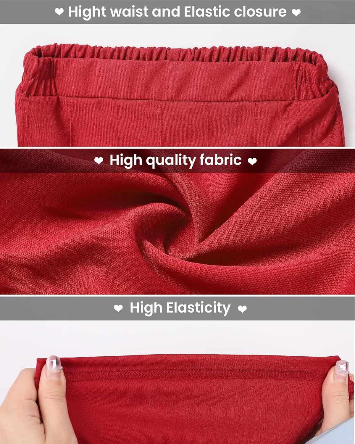 Auranso Girls Pleated Skirt Kids Tennis Elastic Waist Uniform Plaid Skirt 4-14 Y