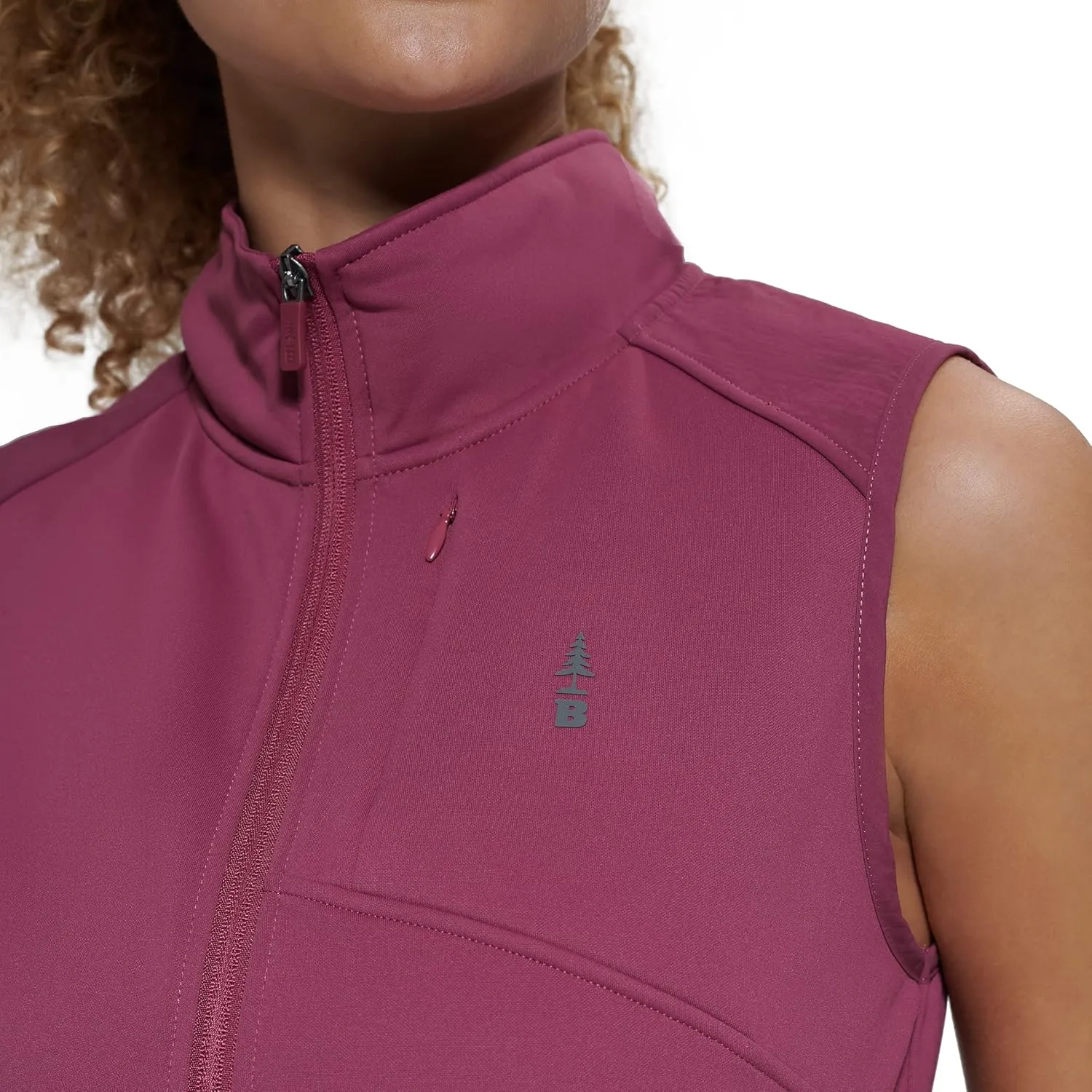 BASS OUTDOOR Women's Mid-Weight Full Zip Vest