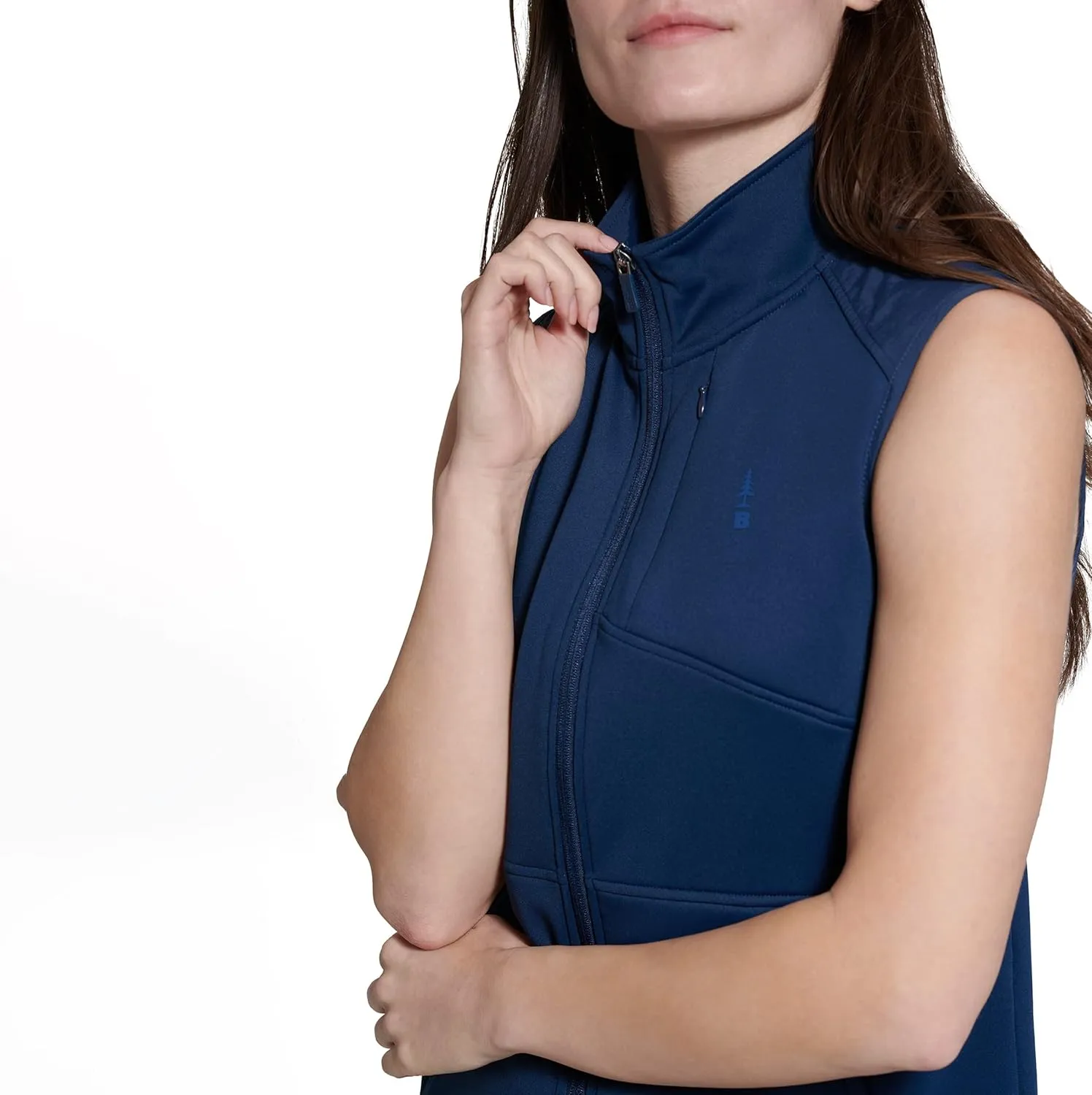 BASS OUTDOOR Women's Mid-Weight Full Zip Vest