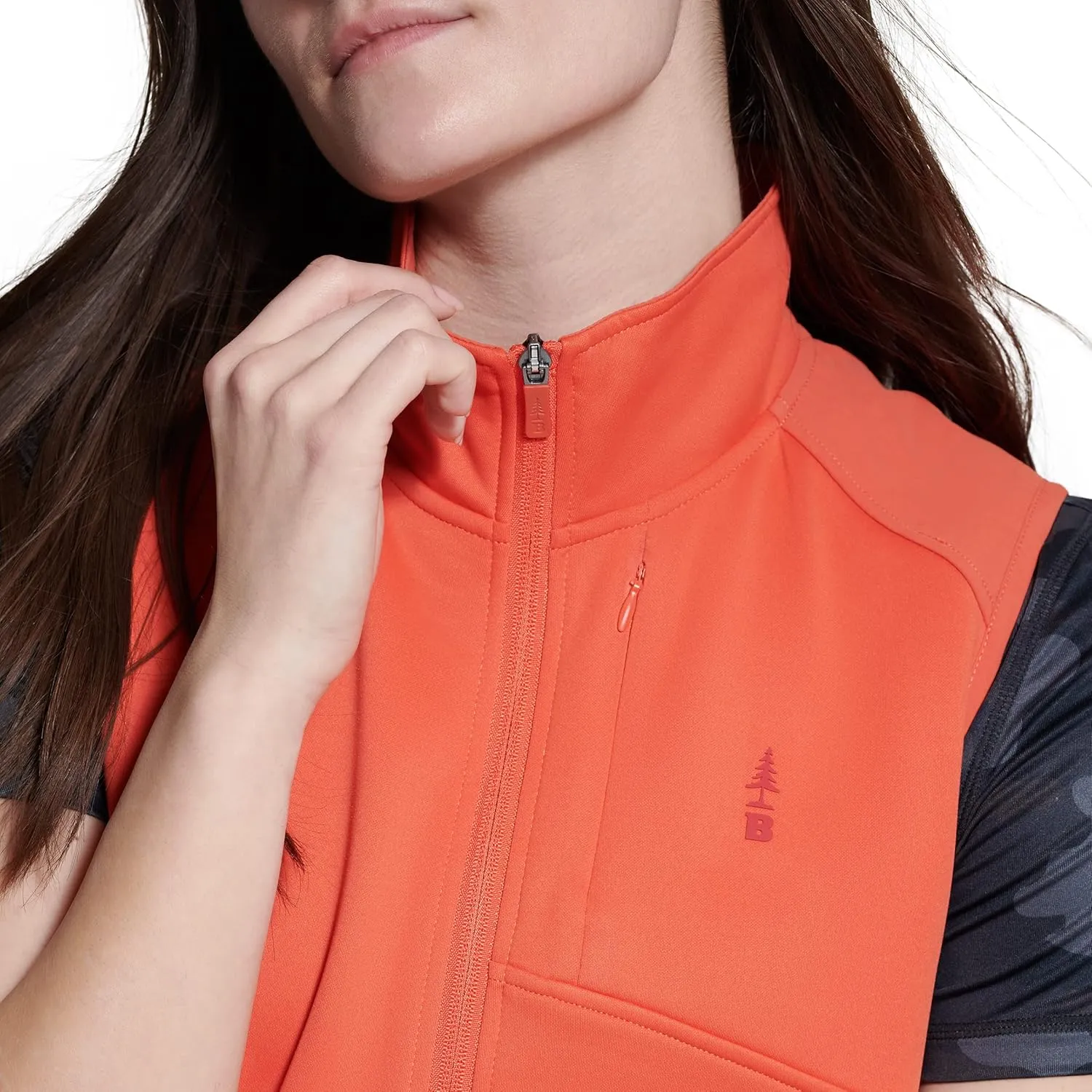BASS OUTDOOR Women's Mid-Weight Full Zip Vest