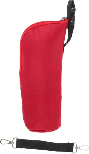 BESPORTBLE 1 Set Insulated Bottle Warmer Bag Stroller Lock Secure Zipper Water Resistant Keeps Beverages Warm Cold for Go Feeding