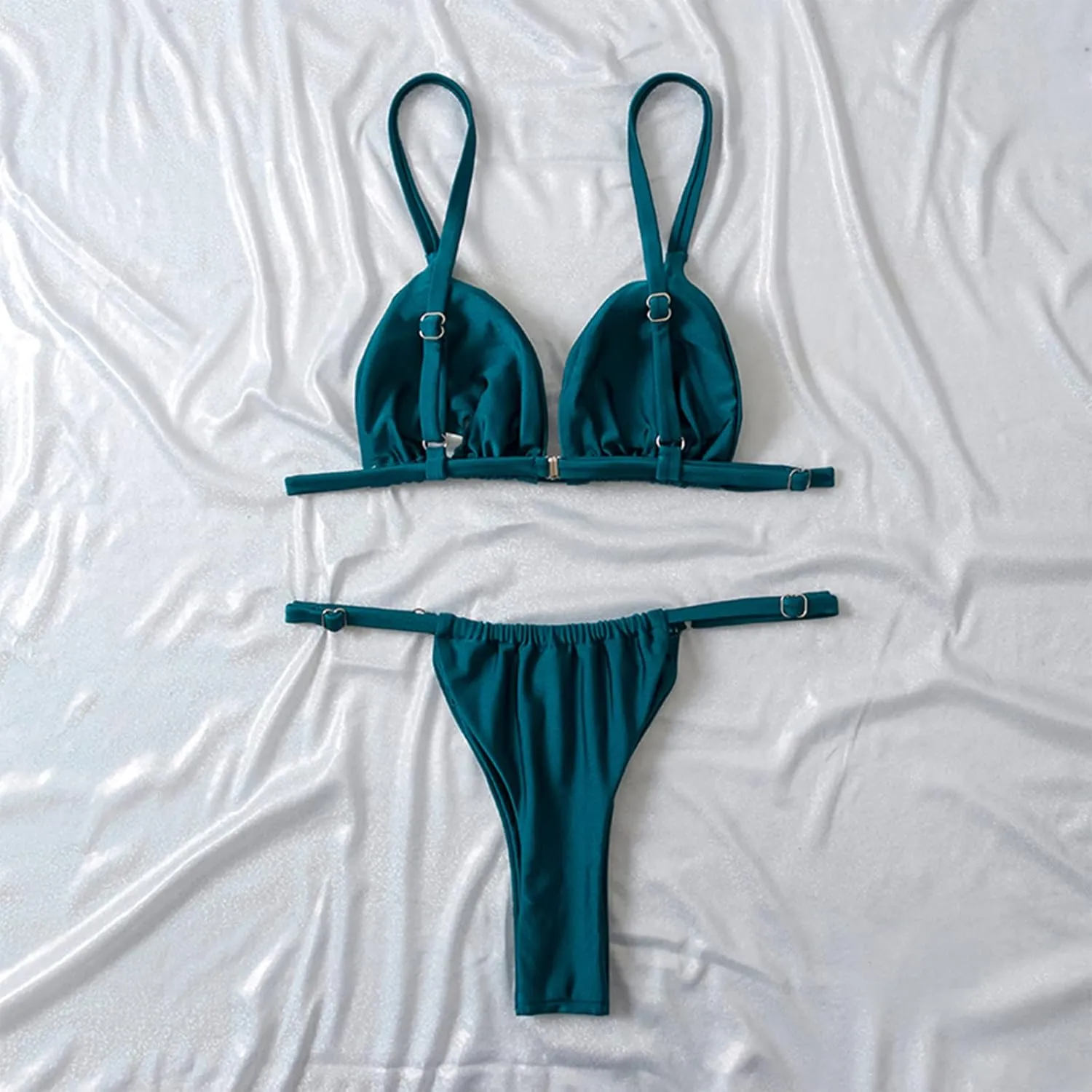 Bikini Sets for Women,Triangle Trendy Womens 2 Piece Cheeky Bikini,Brazilian Sexy String Tanning Thong Bikini