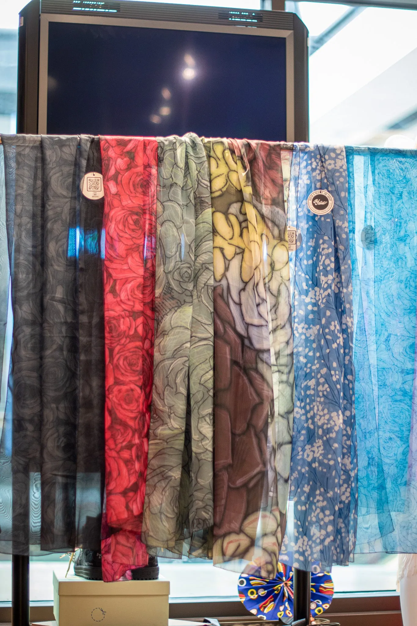 Black Rose Voile Sarong