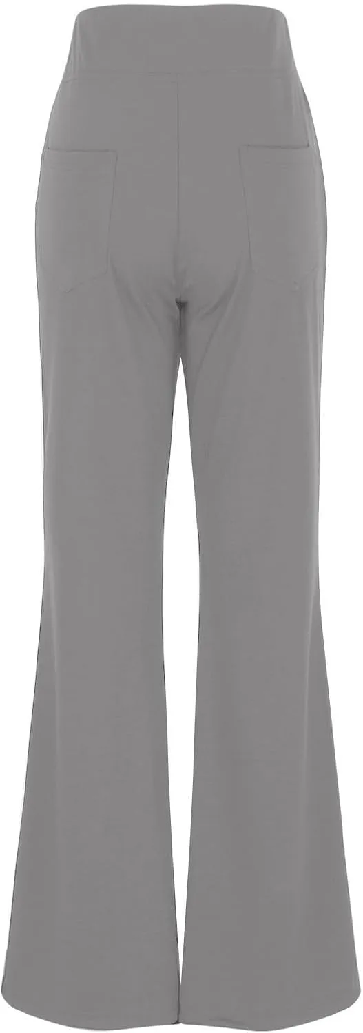 Bootcut Dress Pants Women Stretchy High Waisted Comfy Work Pants Slacks Business Casual Trousers Pants with Pockets