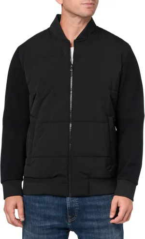 BOSS Men's Jersey Blend Nylon Lightweight Jacket