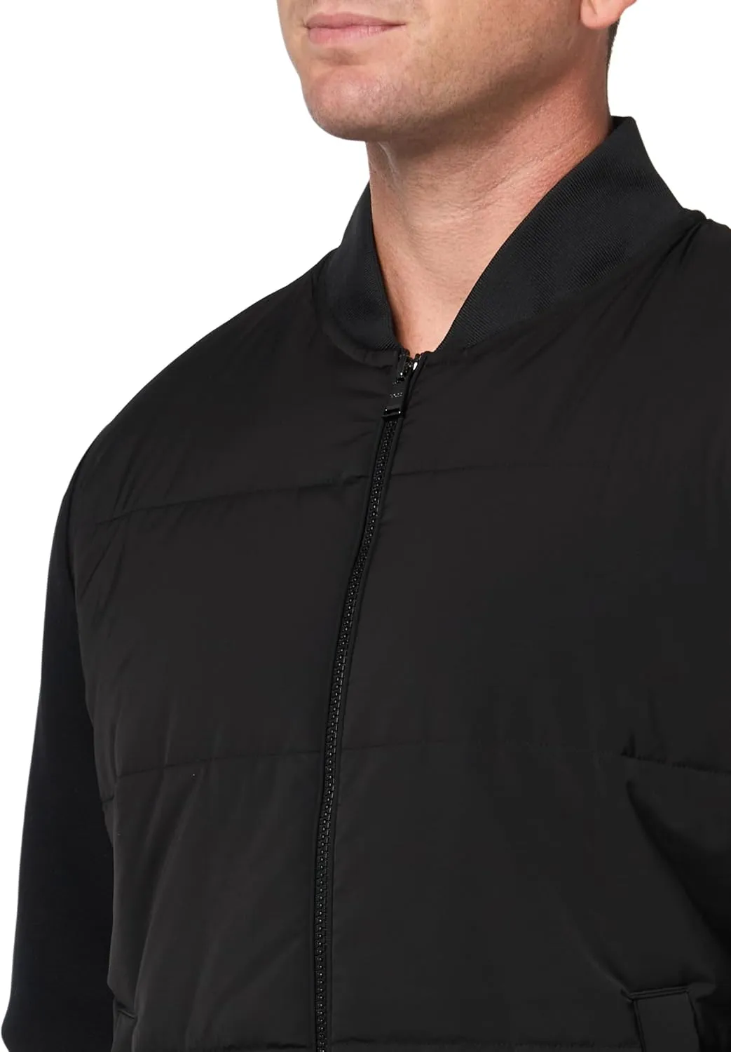 BOSS Men's Jersey Blend Nylon Lightweight Jacket