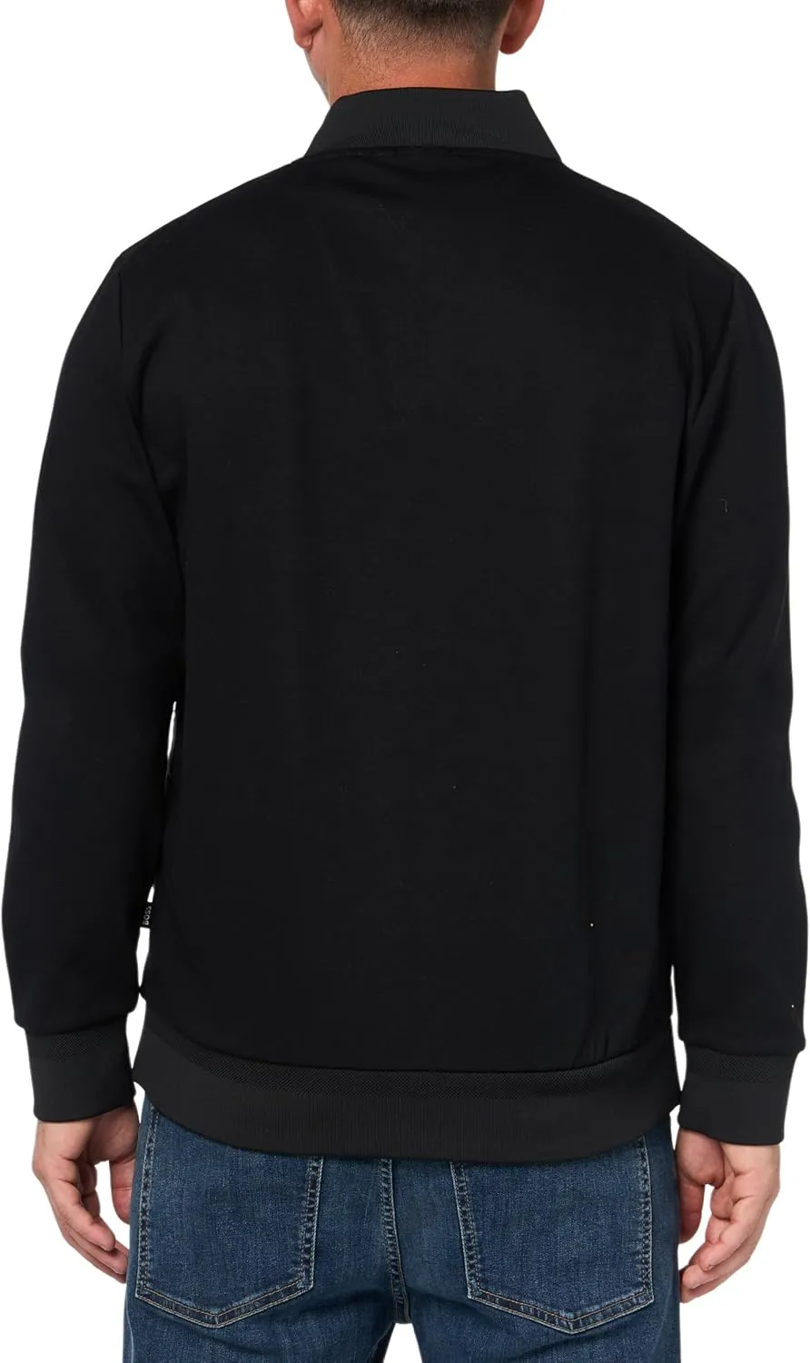 BOSS Men's Jersey Blend Nylon Lightweight Jacket