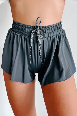 Building Gains Quick-Dry Active Shorts (Grey)