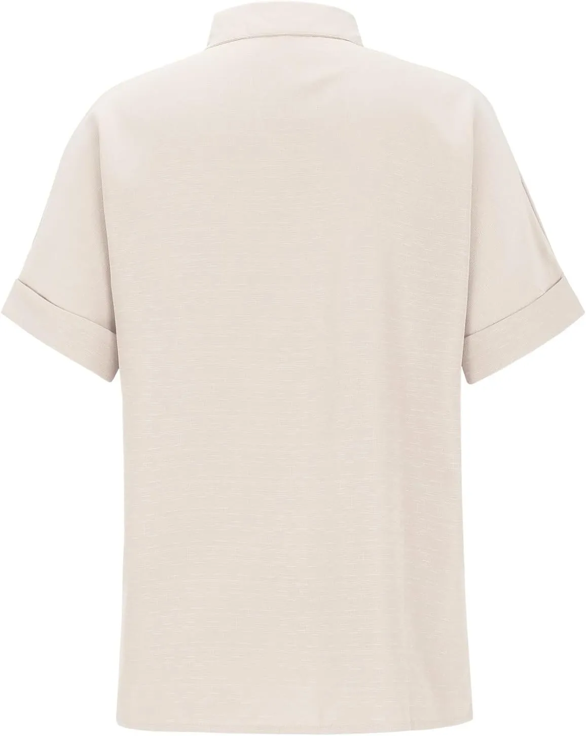 Camisa Blanca De Lino para Mujer Men's Linen Shirt Long Sleeve Big and Tall Shirts for Men 3XLt
